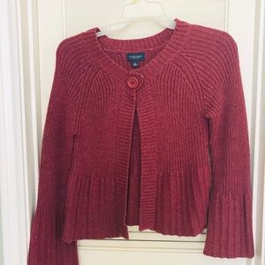 Single button sweater